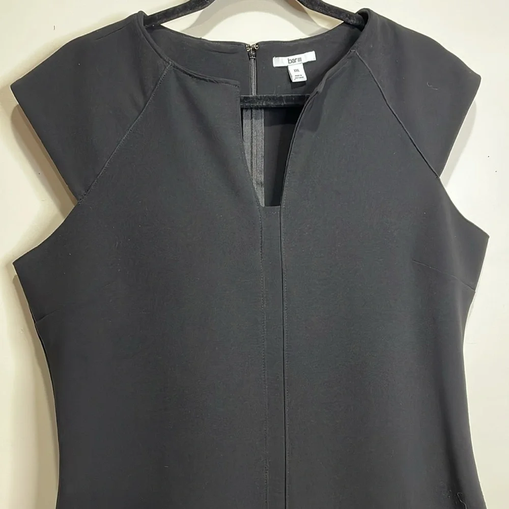 Size XXL BAR III SCUBA JET BLACK CAP SLEEVES - Picture 2 of 11